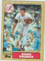 1987 Topps Baseball Cards      283     Doug Drabek RC